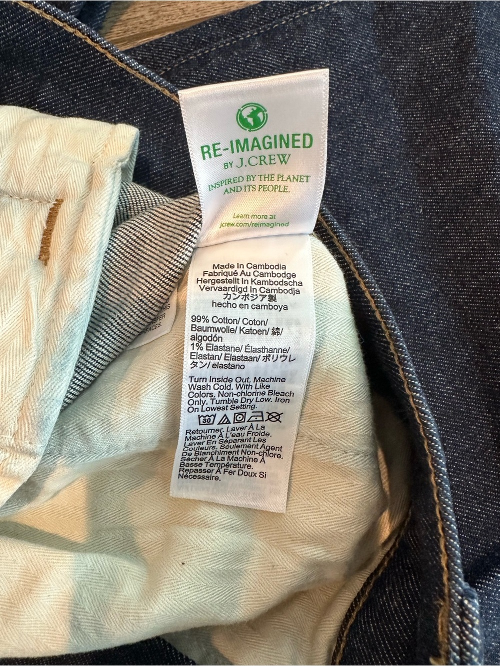 J. Crew Dark ‘96 Slim Wide Leg Jean 29 - Picture 8 of 9